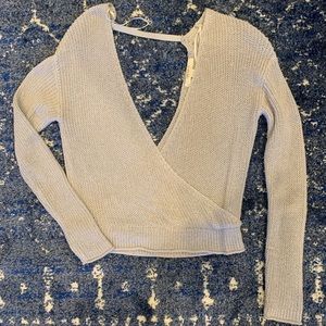 Light gray sweater